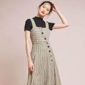 Striped Utility Midi Dress by Eva Franco